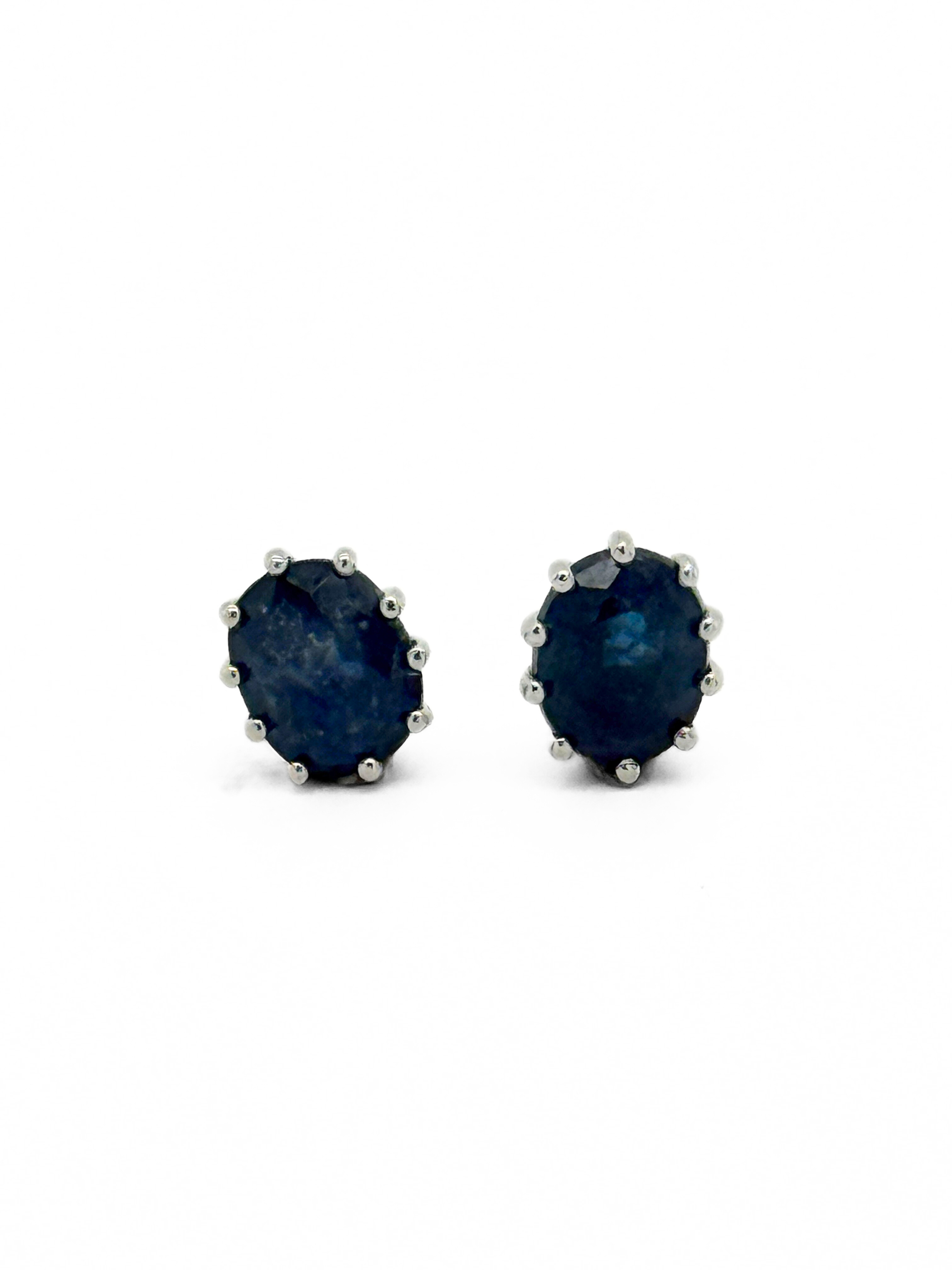 SAPPHIRE LADY'S EARRINGS-E18974SP4W